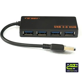 تصویر هاب 4 پورت USB2.0 دی نت مدل DT-422 D-net DT-422 USB2.0 4port USB HUB