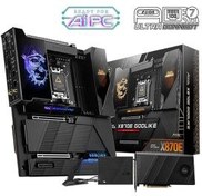 تصویر مادربورد ام اس آی مدل MEG X870E GODLIKE با WiFi و حافظه DDR5 