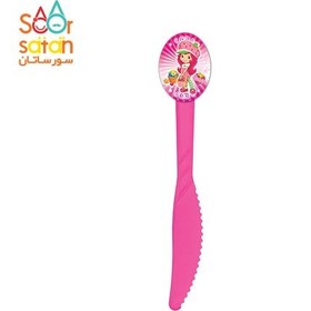 تصویر چاقوی تم تولد توت فرنگی 