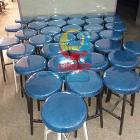 تصویر چهارپایه کف چرمی 