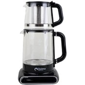 تصویر چای ساز دالما مدل DL2121 ظرفیت ۲ لیتر با کتری شیشه‌ای 