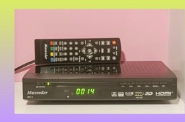 تصویر گیرنده دیجیتال مکسیدر مدل MX-1 در حد نو، کاملاً سالم، بدون کارتن FULL HD 1080 DOLBY