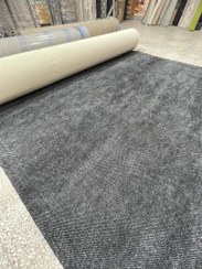 تصویر موکت اداری گره بافت ذغالی 