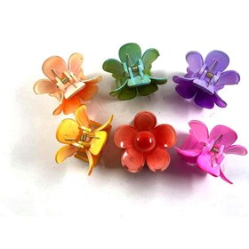 تصویر کلیپس مو رنگی پلیمری 