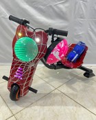 تصویر اسکوتر برقی دریف مخصوص بزرگسالان و کودکان شاسی تقویتی - مدل و رنگ پسرانه بفرست Drift electric scooter for children and minors