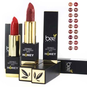 تصویر رژ لب جامد بی بیوتی مدل Bee Beauty Honey شماره 908 Bee Beauty Lipstick With Honey No. 908