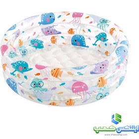 تصویر وان بادی کودک اینتکس قطر 61 طرح ماهی کد 57106 57106