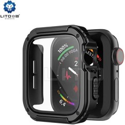 تصویر کاور محافظ بهمراه گلس لیتو مدل LITO S+ Rock برای ساعت هوشمند اپل واچ Apple Watch 45mm 