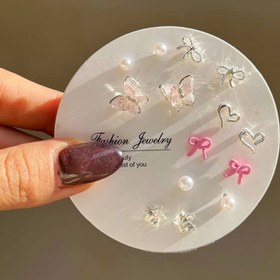 تصویر پک گوشواره میخی کد0840 