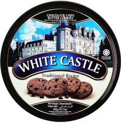 تصویر یسکویت کوکی شکلاتی وایت کاسل ۴۰۰ گرمی (قوطی فلزی) 