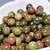 تصویر مهره سنگ اوناکیت معدنی قیمت هر عدد 8000 کد G81158 