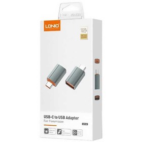 تصویر مبدل OTG USB به USB-C الدینیو مدل LC140 newpack ا OTG USB TO USB-C LDINIO OTG USB TO USB-C LDINIO