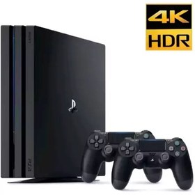 تصویر کنسول بازی پلی استیشن 4 پرو کپی خور ورژن 11 دو دسته ps4 pro 