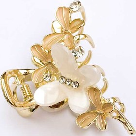 تصویر کلیپس فلزی زایا طرح گل 