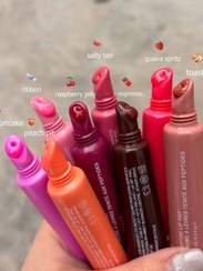 تصویر لیپ‌گلاس های‌کپی رود طرح rhode salty tan 