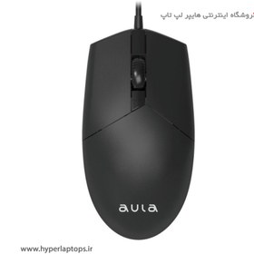 تصویر ماوس سیم دار 3 دکمه آئولا مدل Mouse 3 Keys AULA 104 