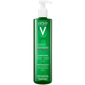 تصویر Vichy ژل تمیزکننده صورتی با عملکرد فیتوسولوکشن نورمادرم ویشی ۴۰۰ میلی لیتر 