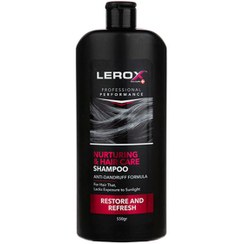 تصویر شامپو لروکس  مناسب موی خشک و آسیب دیده حجم  550 میل Lerox Nurturing And Hair Care Shampoo 550ml