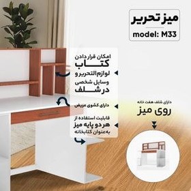 تصویر میز تحریر مدل M33 از MDF 