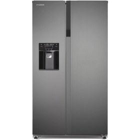 تصویر یخچال فریزر ساید بای ساید ایکس ویژن مدل HS600 ظرفیت ۲۸ فوت اتوماتیک رنگ سفید 