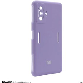 تصویر کاور سیلیکونی گوشی شیائومی Poco F4 GT با محافظ دوربین Silicone Cover for Xiaomi Poco F4 GT