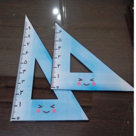 تصویر 2 عدد گونیا لمینتی رنگی 