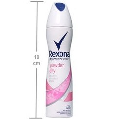 تصویر اسپری ضد تعریق زنانه رکسونا مدل پاودر درای حجم ۲۰۰ میلی لیتر 