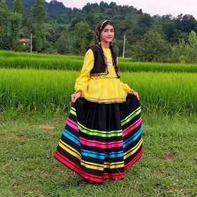 تصویر لباس محلی دخترانه 12 تا 15 سال کد126 