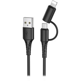 تصویر کابل 1 متری لایتنینگ / Micro USB هوکو مدل X54 Hoco X54 Lightning / Micro USB Cable 1m