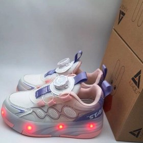 تصویر کفش اسکیتی چراغدار بچگانه طرح دایره ای سایز ۲۹ 