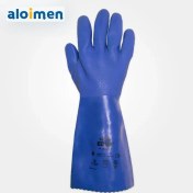 تصویر دستکش ضد حلال ۶۶۳-۱۴ EDGE ANSELL رنگ آبی 