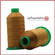 تصویر نخ دوخت پلی دوراک ترکیه عسلی کد 4624 سایز 6 