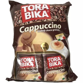 تصویر کاپوچینو فوری تروبیکا اصل اندونزی ۲۰عددی ۵۰۰ گرمی Torabika cappuccino