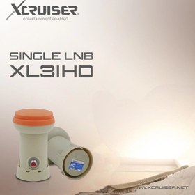 تصویر ال ایکسکروزر تک سوزنه تک فیش کره ای 4K با کیفیت xcruiser XL31 LNB 