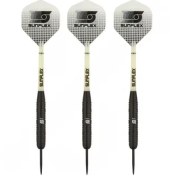 تصویر تیر دارت یدک سوزنی سان فلکس 07 استیل 23گرمی بسته 3 عددی SHY | مشکی/سفید 