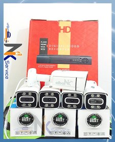 تصویر پکیج کامل 5 دوربین سری اقتصادی 2.4MP FULL HD دید در شب رنگی برد F38 