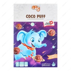 تصویر کورن فلکس توپی شکلاتی کاکائویی الفی وزن 300 گرم 