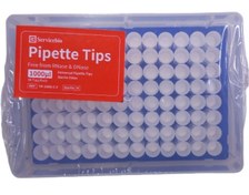 تصویر سر سمپلر ۱۰۰۰ میکرو لیتر بلند استریل فیلتر دار با رک ۹۶ عددی 1000 μL filter pipette tips (rack package, Sterile, DNase&RNase free) TP-1000-C-F 96 pcs/rack 50 racks/ctn