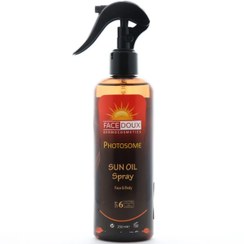 تصویر اسپری روغن آفتاب فوتوزوم فیس دوکس 230 میلی لیتر Face doux Photosome Sun Oil Spray 230 ml