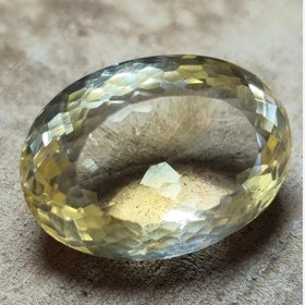 تصویر نگین سیترین قواره دار تراش جواهری 