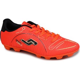 تصویر کفش فوتبالی چمن مصنوعی مدل 28223 رنگ نارنجی - زرد برند jump 28223 Orange - Yellow Turf Astroturf Football Boots