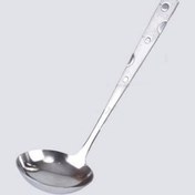 تصویر ملاقه استیل توپی کد 70 