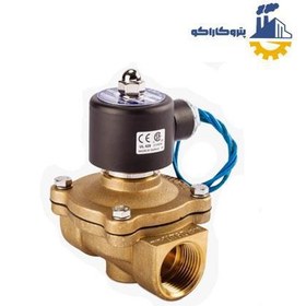 تصویر شیر برقی یونی دی UNID برنجی مدلUW-25 سایز 1 اینچ 