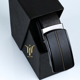 تصویر کمربند چرم طبیعی ریلی 