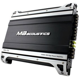 تصویر آمپلی فایر 4 کانال ام بی آکوستیک مدل MBA-705 MB Acoustics Amplifier MBA-705