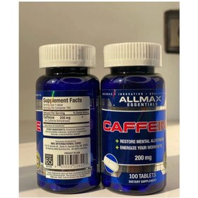 تصویر مکمل کافئین المکس ا caffein allmax caffein allmax