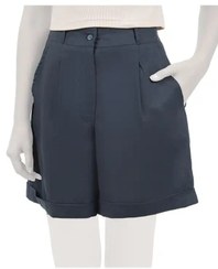 تصویر شلوارک زنانه سرمه ای سوپردرای Superdry کد W19S53301C 