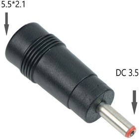 تصویر فیش تبدیل آداپتور H 3.5x1.35 قرمز ا AC/DC Power Converter Adapter Barrel Plug H:3.5x1.35 AC/DC Power Converter Adapter Barrel Plug H:3.5x1.35