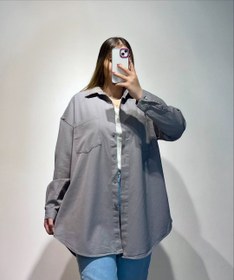 تصویر کت کتان فری سایز 