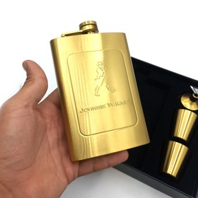 تصویر کادویی ست قمقمه جیبی استیل مدل جانی واکر کد a520348 